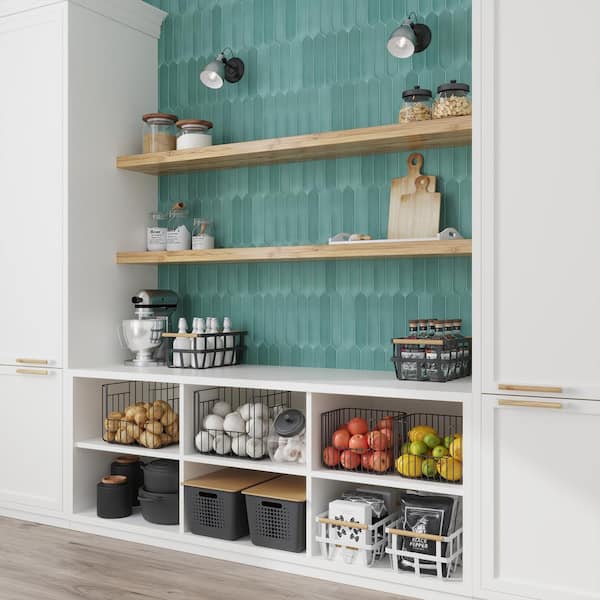 Piquet 2 in. x 10 in. Pine Green Ceramic Matte Wall and Floor Tile (35 Cases/188.3 sq. ft./Pallet)