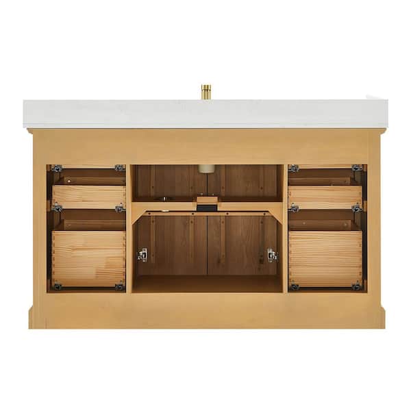 ゆた ROSWELL Tokyo 60 in. W. x 22 in. D x 44 in. H Single Bath Vanity
