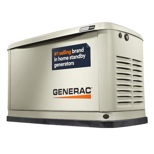 20,000-Watt (LP)/17,000-Watt (NG) Air Cooled Standby Generator, Aluminum Enclosure