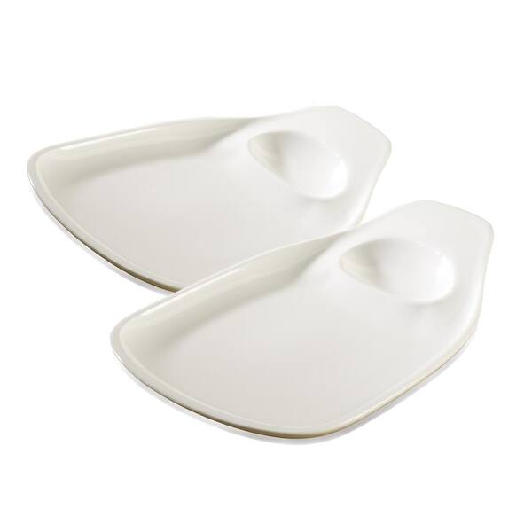 Villeroy & Boch BBQ Passion White Medium Steak Plate (Set of 2)