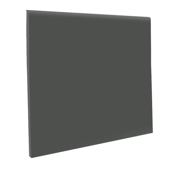 ROPPE 700 Series Black Brown 4 in. x 1/8 in. x 120 ft. Thermoplastic Rubber No Toe Wall Base Coil