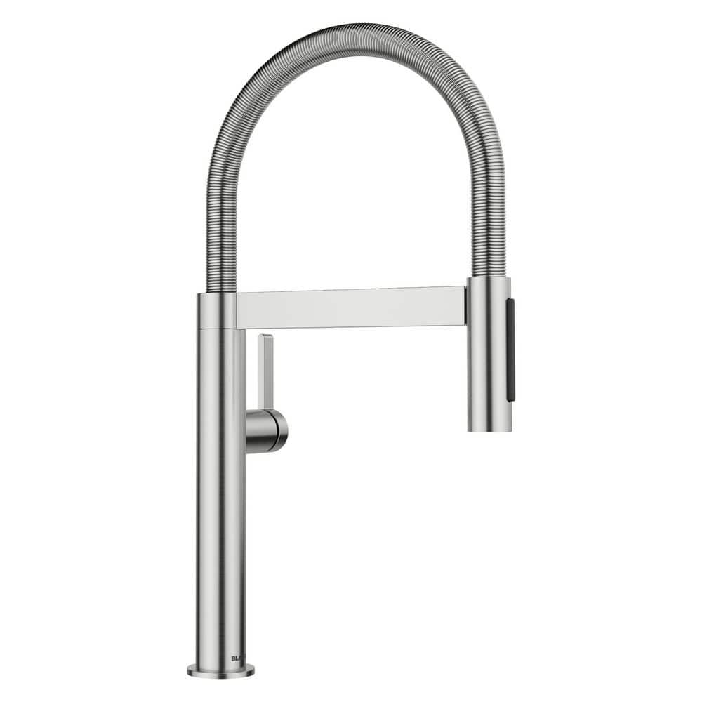 Culina II PVD Steel 17.4 in. H Pull Down Sprayer Kitchen Faucet with 180 Degree Spout Swivel price history on PriceWatchPro