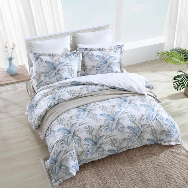 Tommy Bahama Bakers Bluff 3-Piece Blue Botanical Cotton King