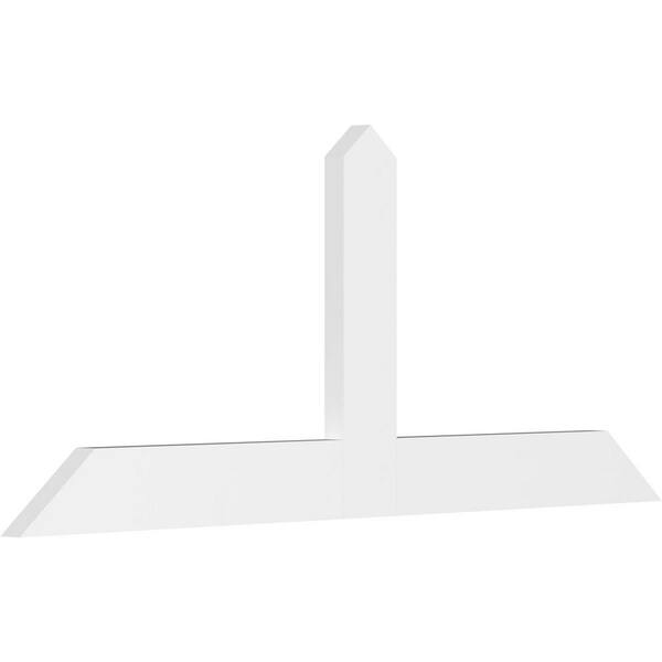 Ekena Millwork Portland 72 in. W x 30 in. H x 2 in. D Signature Polyurethane Bracket