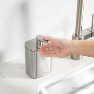 16 oz. Liquid Soap Pulse Pump, Brushed Stainless Steel