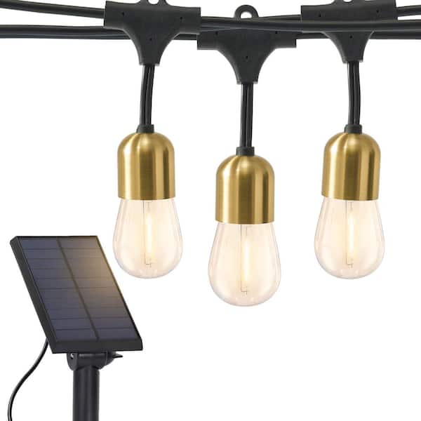 Brightech Ambience Glow 12-Light 28 ft. Outdoor Solar 1W 2700k LED