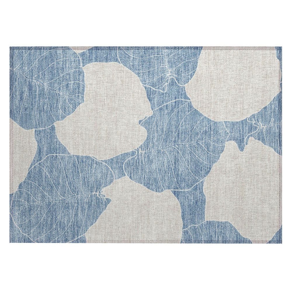 Chantille Machine Washable Indoor/Outdoor Abstract ACN2506 Denim 2 ft. x 3 ft. Accent Rug price history on PriceWatchPro