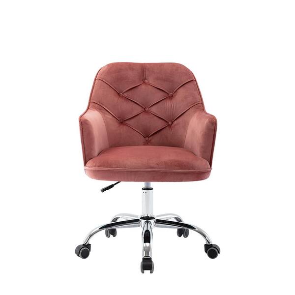 pink shell swivel chair