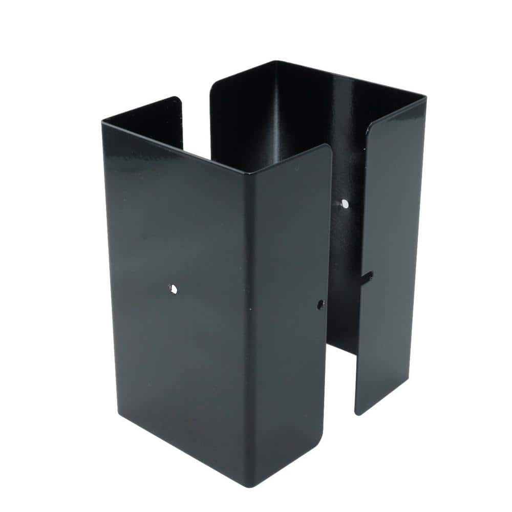 3.5 in. x 3.5 in. x 1/2 ft. H Powder Coated Black - Galvanized Steel Pro Series Mailbox and Fence Post Guard price history on PriceWatchPro