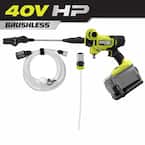 40V HP Brushless EZClean 600 PSI 0.7 GPM Cold Water Electric Power Cleaner (Tool-Only)