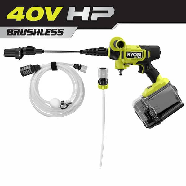 RYOBI 40V HP Brushless EZClean 600 PSI 0.7 GPM Cold Water Electric Power Cleaner (Tool-Only)