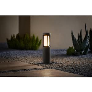 Madison 20-Watt Equivalent Low Voltage Black Hardwired Integrated LED Weather Resistant Outdoor Path Light
