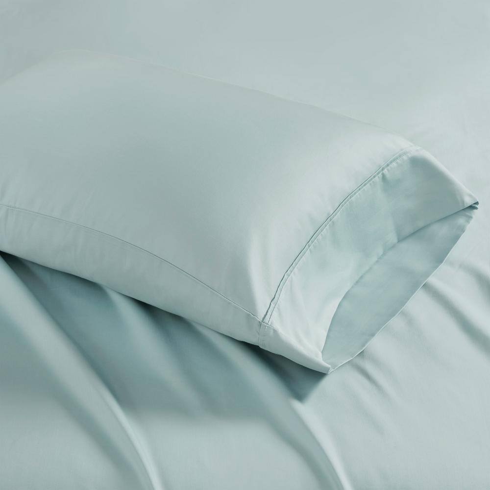 Seafoam Queen 1500 Thread Count Cotton Blend 4-Piece Sheet Set