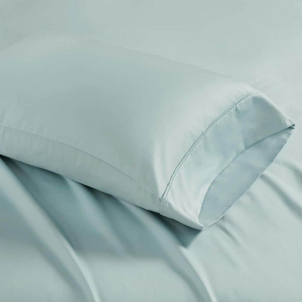 Seafoam Queen 1500 Thread Count Cotton Blend 4-Piece Sheet Set