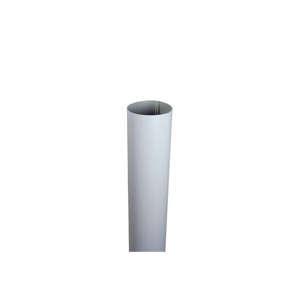 Spectra Pro Select 4 in. x 10 ft. Round Dove Gray Downpipe