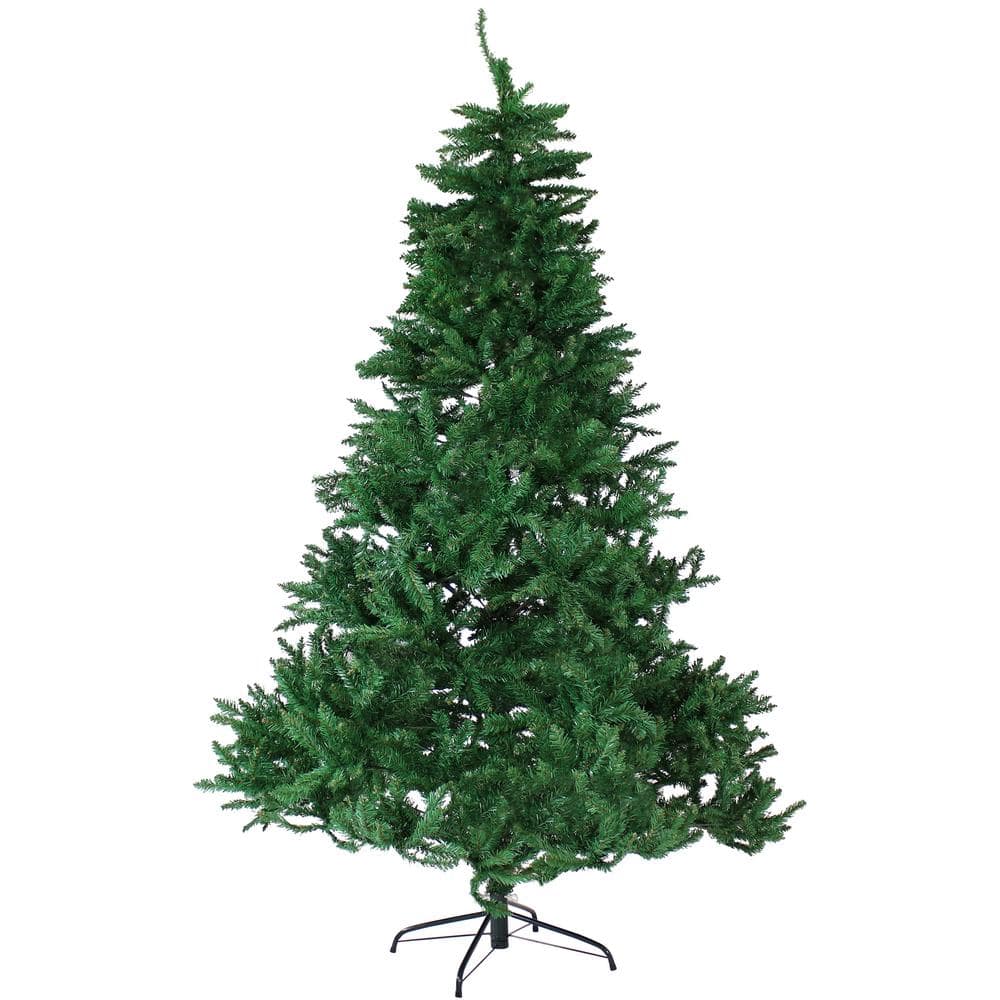 Sunnydaze Decor Sunnydaze 7 ft. Unlit Faux Tannenbaum Christmas Tree with Hinged Branches VTY