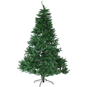 Sunnydaze 7 ft. Unlit Faux Tannenbaum Christmas Tree with Hinged Branches