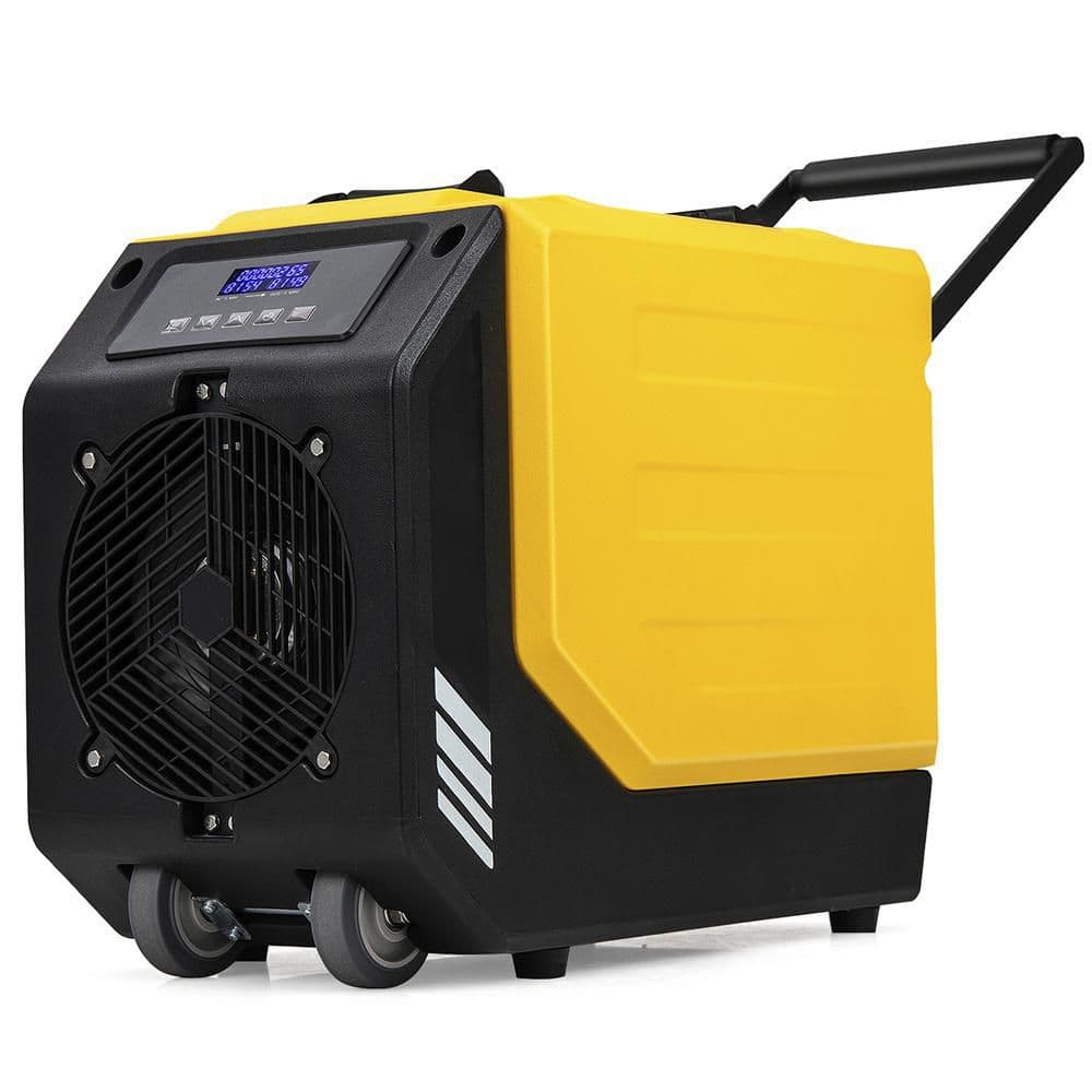 190 PPD Commercial Dehumidifier with Pump and 2 Wheels-Yellow price history on PriceWatchPro