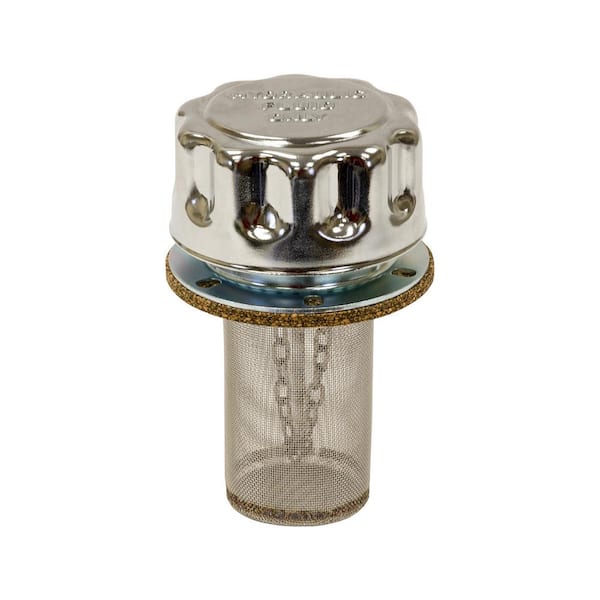 BUYERS PRODUCTS Chrome Filler-Strainer Breather Cap Assembly