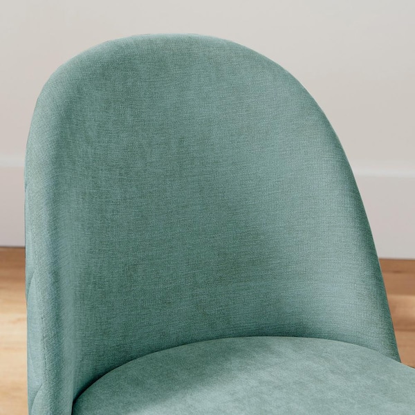 Colsted Aloe Blue Fabric Upholstered Dining Chairs (Set of 4)