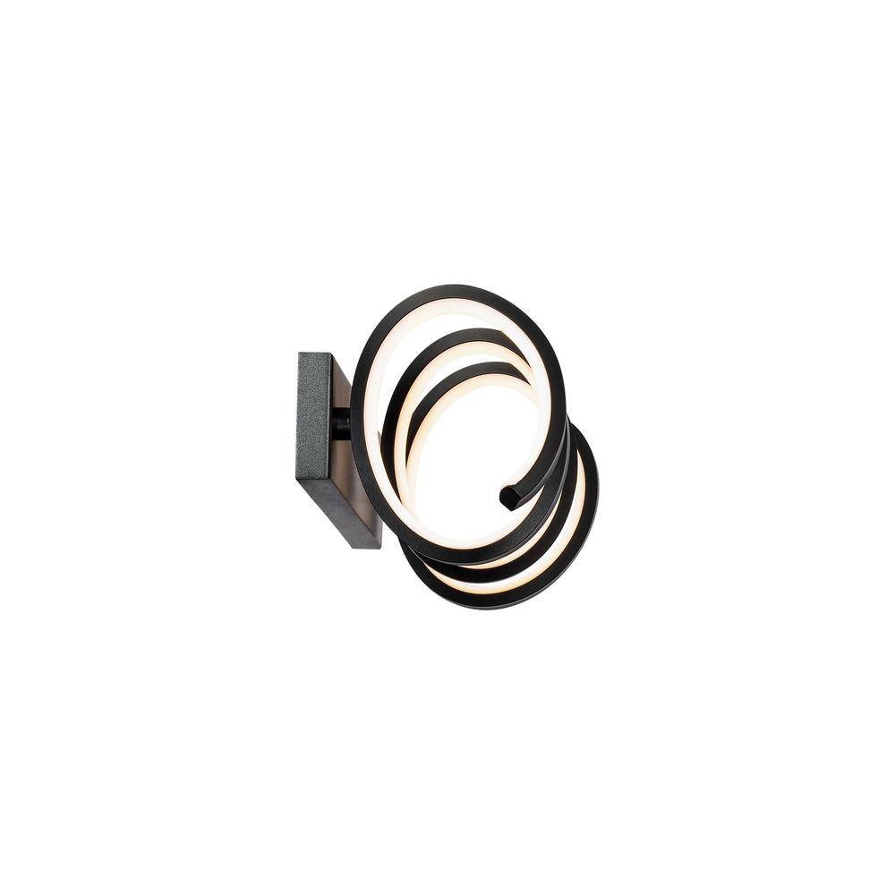 Modern Black Dimmable LED Bath Bar with Silicone Shade