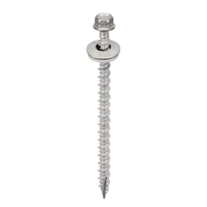#9 X 3 inch Galvanized Hex Metal to Wood Screws (Bag of 250)