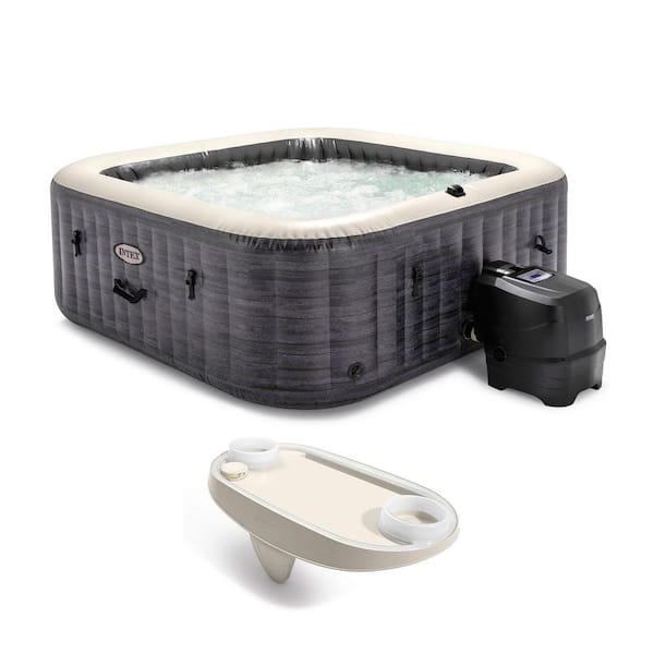 6-Person 140 Jet 120 V Hot Tub with Tablet and Phone Tray