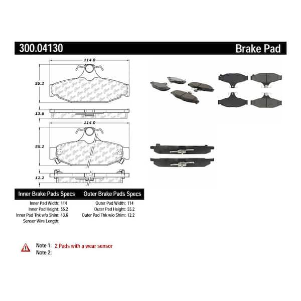 Centric Parts Disc Brake Pad Set