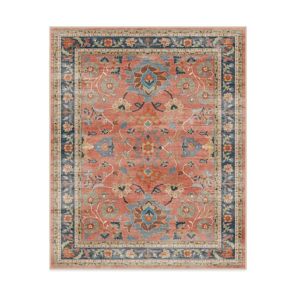 Unique Loom Hygge Shag Gradient Blue 8 ft. x 10 ft. Area Rug