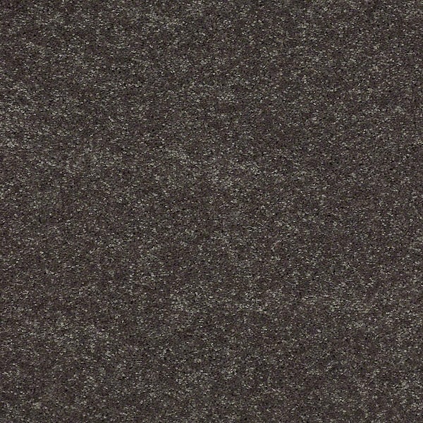 Home Decorators Collection 8 in. x 8 in. Texture Carpet Sample - Brave Soul II - Color Black Satin