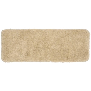 Serendipity Linen 22 in. x 60 in. Washable Bathroom Accent Rug