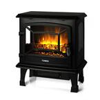 Suburbs TS20 20 in. Freestanding Infrared Electric Fireplace, With Realistic Flame Effect, Easy Assembly, 1400W, Black