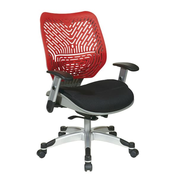 Office Star Products Revv Red SpaceFlex Self Adjusting Manager Office Chair