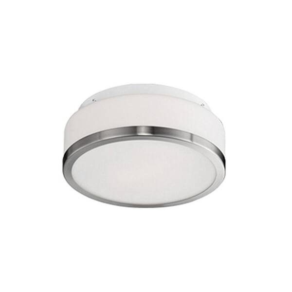 Radionic Hi Tech Arlington 1-Light Brushed Nickel Flushmount