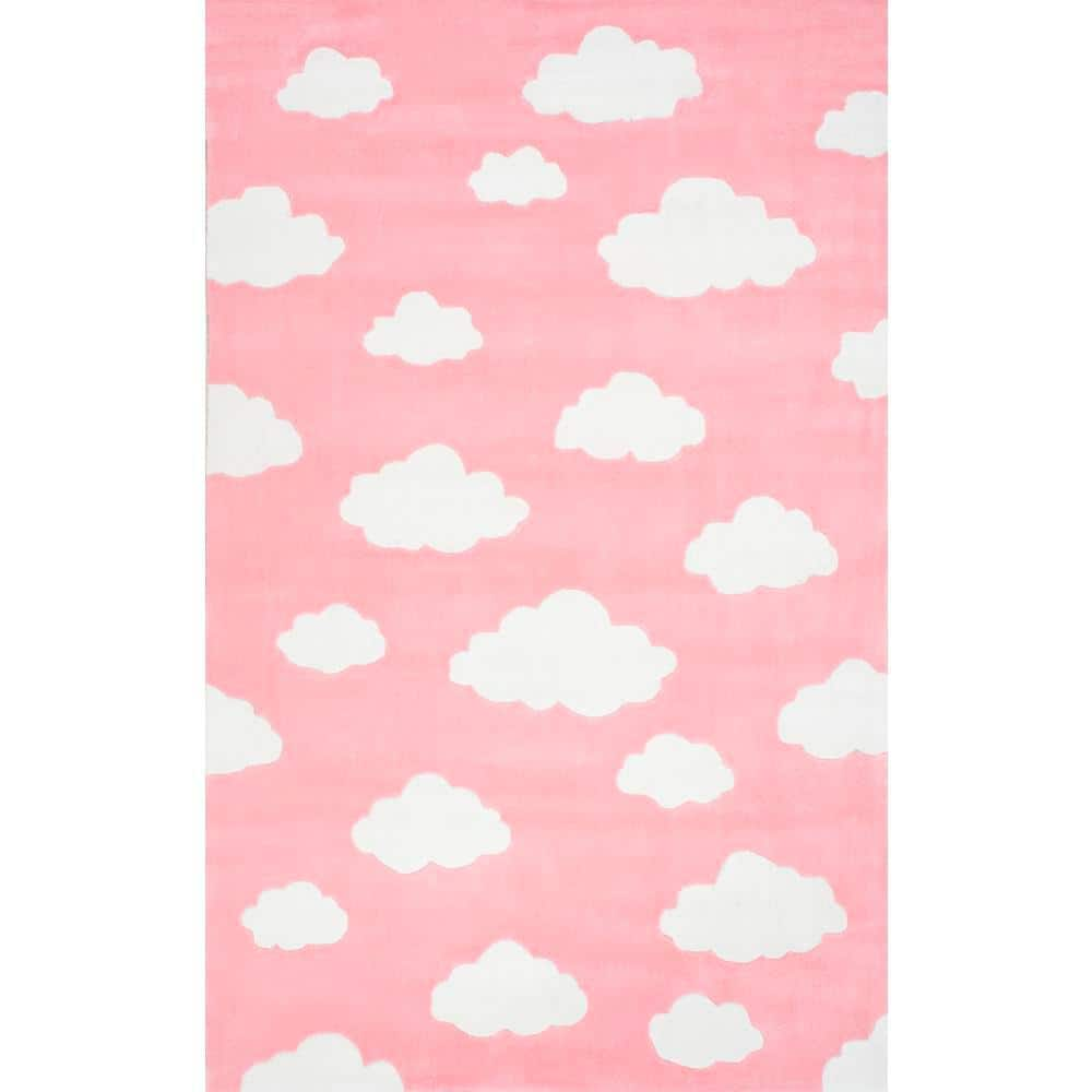 nuLOOM Clouds Playmat Pink 8 ft. x 10 ft. Area Rug BHEV28B-76096 - The Home  Depot