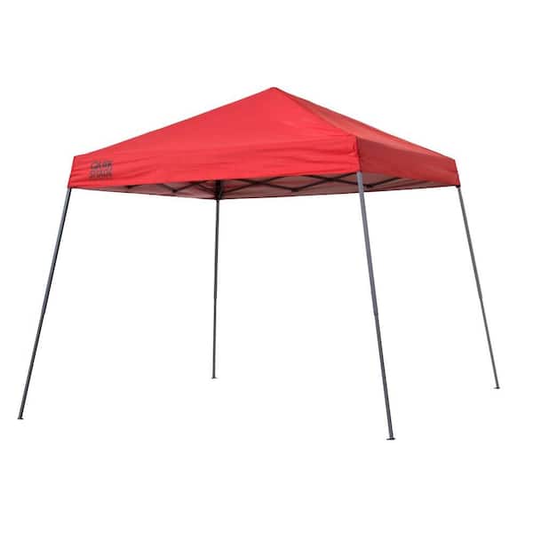 Quik Shade Expedition Team Colors 10 ft. x 10 ft. Red Slant Leg Instant Canopy