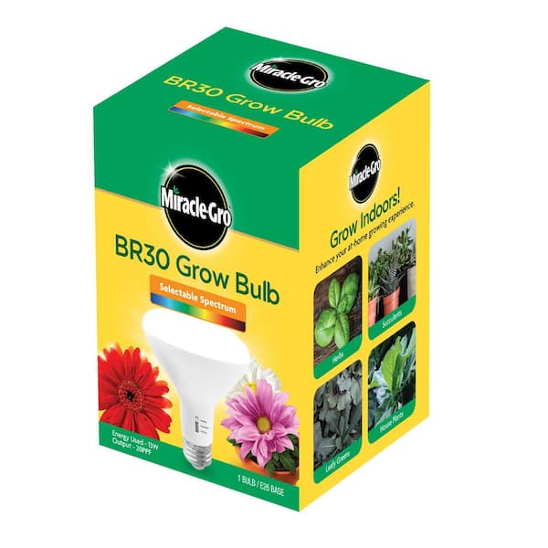 13-Watt BR-30 Selectable Spectrum for Seedlings/Vegetative/Fruiting Plants LED E26 Grow Light Bulb 21 PPF