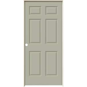 36 in. x 80 in. Colonist Desert Sand Painted Right-Hand Smooth Molded Composite Single Prehung Interior Door