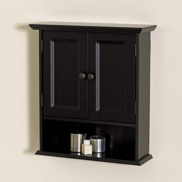 Zenna Home 21 5 In W X 24 In H Bathroom Storage Wall Cabinet In Espresso 9918cha The Home Depot