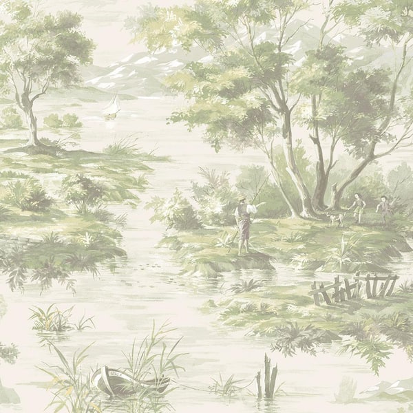 La Campagne Vinyl Roll Wallpaper (Covers 56 sq. ft.)