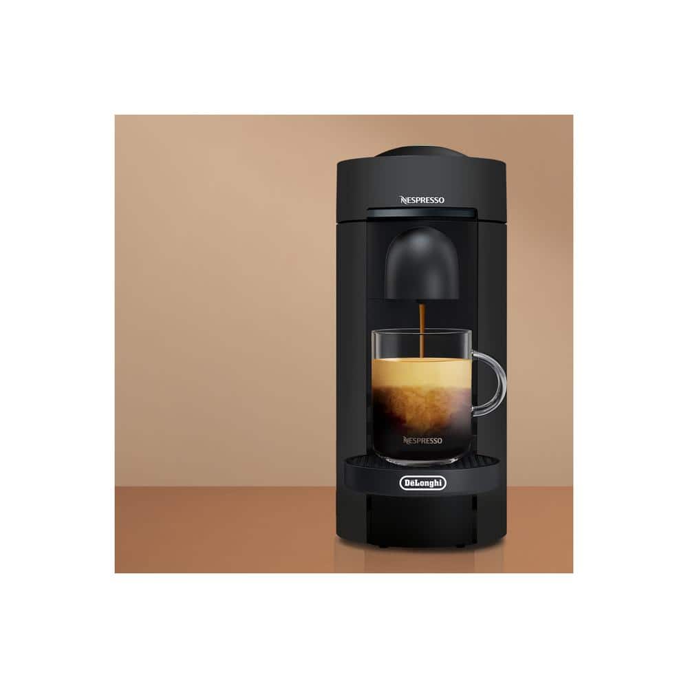 Nespresso VertuoPlus Deluxe Black Matte Coffee and Espresso Machine