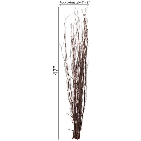 Uniquewise Natural Decorative Dry Branches Authentic Willow Sticks for Home  Decoration and Wedding Craft
