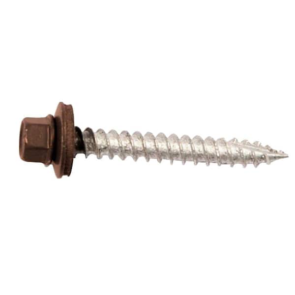 Metal Sales 1-1/2 in. #10 Chestnut Brown Metal Wood Screw
