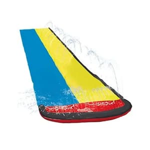 Slip N' Slide 16ft Double Sliding Lane Water Racer w/Slide Boogie Board
