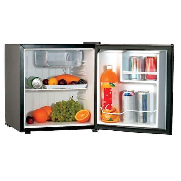 Honeywell 1.6 cu. ft. Compact Refrigerator in Stainless Steel with