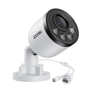 ZG1804E 4MP Wired PoE Add-on IP Home Security Camera with Audio, 100 ft. Night Vision, Only Work with Same Brand NVR