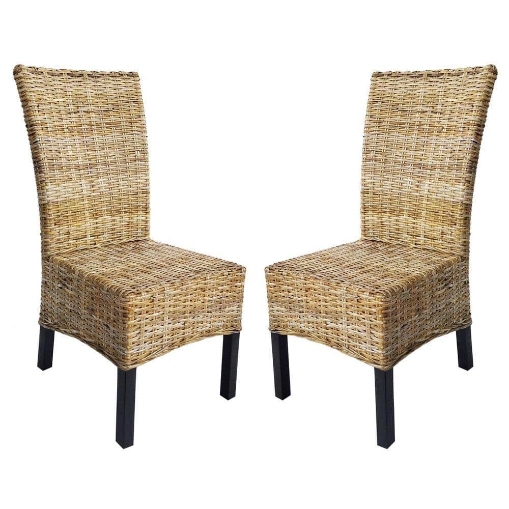 D-Art Collection Natural Torrig Kubu Chair (Set of 2-Pieces) price history on PriceWatchPro