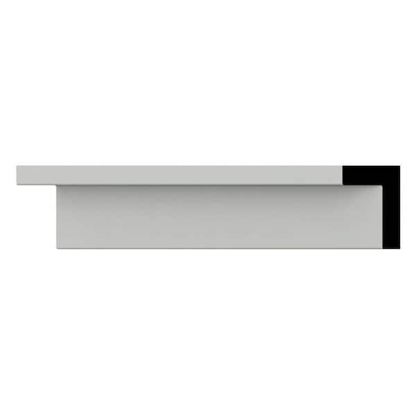 Sasha 1.125 in. D x 2 in. W x 94.5 in. L Polyurethane Crown Moulding