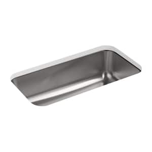 Ballad 32 in. Undermount Single Bowl 18 Gauge Stainless Steel Kitchen Sink Only