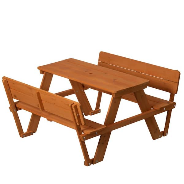 Kids table hot sale with benches